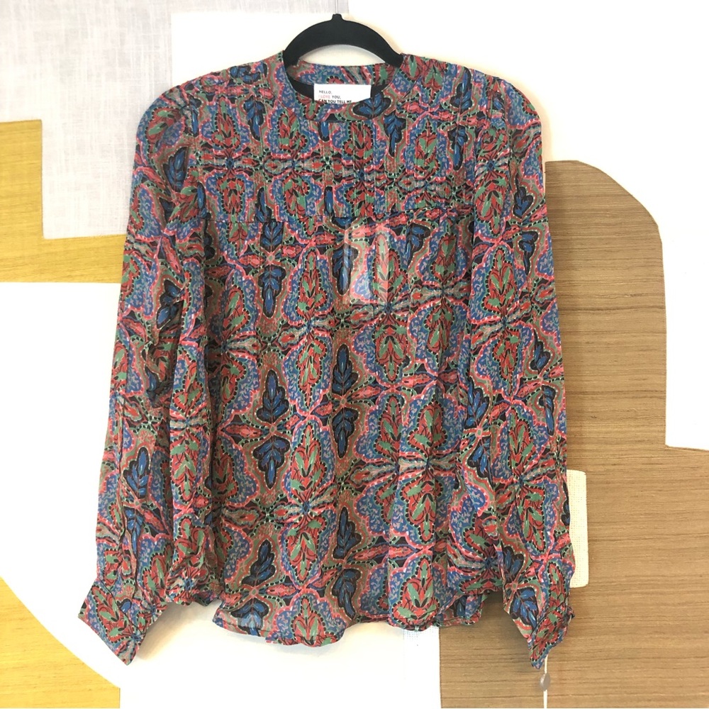 Leon & Harper Blouse Size XS - Picture 2 of 11